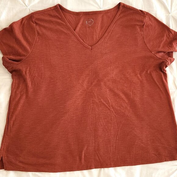 V-neck, ribbed, Maurices, 3x - Picture 1 of 3